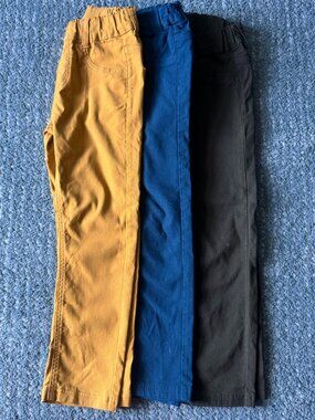 Elfindoll Classic Pants Collection, boys size 120, sold as a LOT (3 pieces)